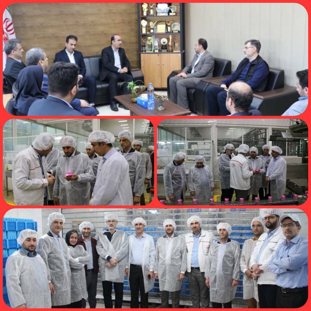بازدید ریاست مرکز تحقیقات و تعلیمات حفاظتی فنی و بهداشت کار وزارت تعاون، کار و رفاه اجتماعی از شرکت شیر پاستوریزه پگاه گیلان