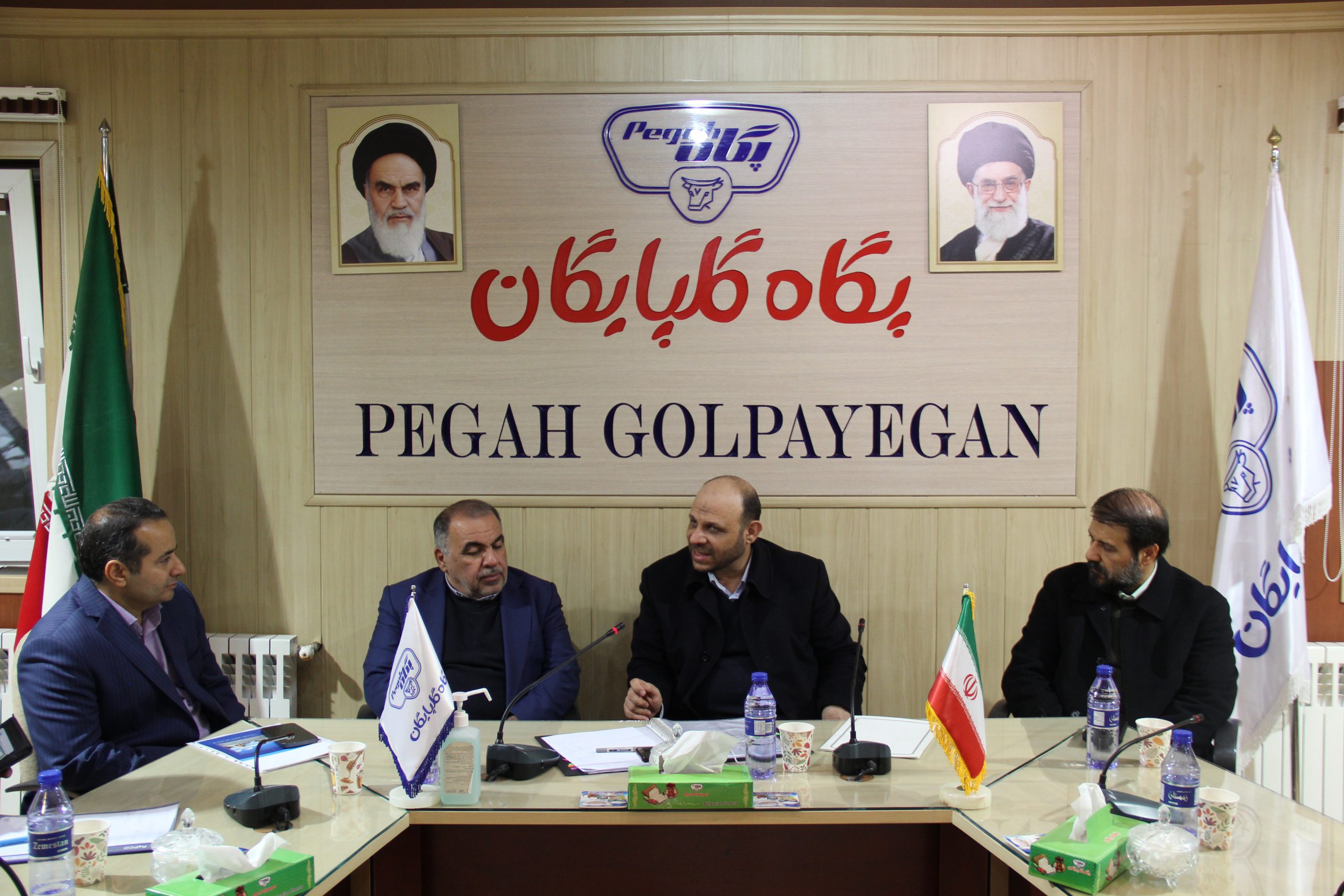 بازدید مدیرعامل صندوق بازنشستگی کشوری از مجموعه شیر پاستوریزه پگاه گلپایگان