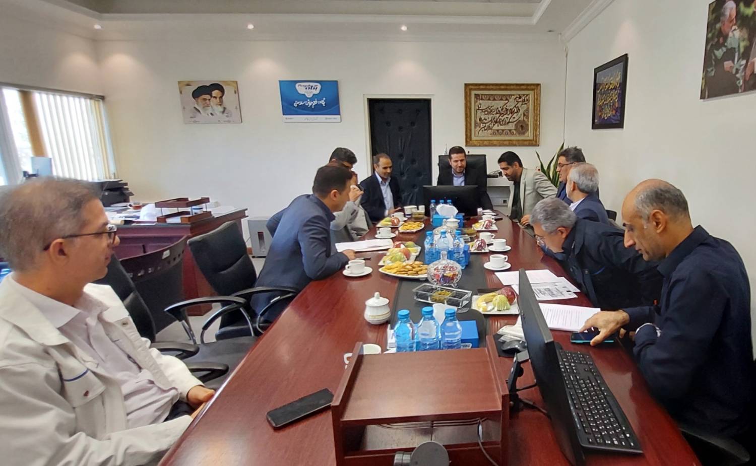 دیدار و نشست معاونت اقتصادی استاندار با مدیرعامل شرکت شیر پاستوریزه پگاه گلستان