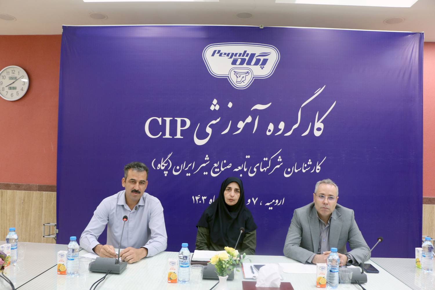 دوره آموزشی کارگاه آموزشی CIP کارشناسان شرکتهای تابعه صنایع شیر ایران