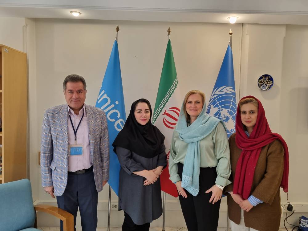 نشست معاونت و مدیران شرکت صنایع شیر ایران با  نماینده یونیسف در ایران در آستانه ۷۰ سالگی برند پگاه