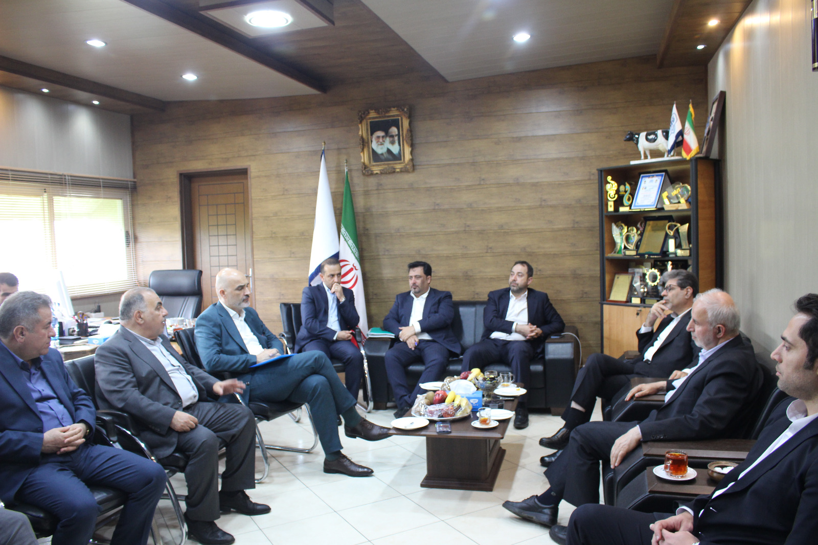 بازدید مدیرعامل صندوق بازنشستگی کشوری، از پگاه گیلان