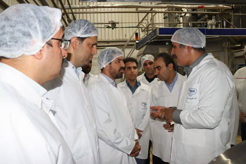 استاندار همدان از شرکت پگاه همدان بازدید کرد
