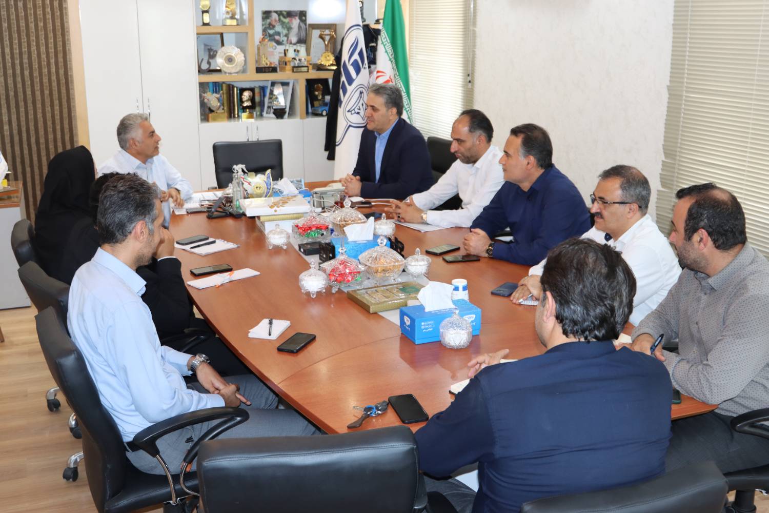نشست پدافند غیرعامل در مجموعه شیر پاستوریزه پگاه آذربایجان شرقی