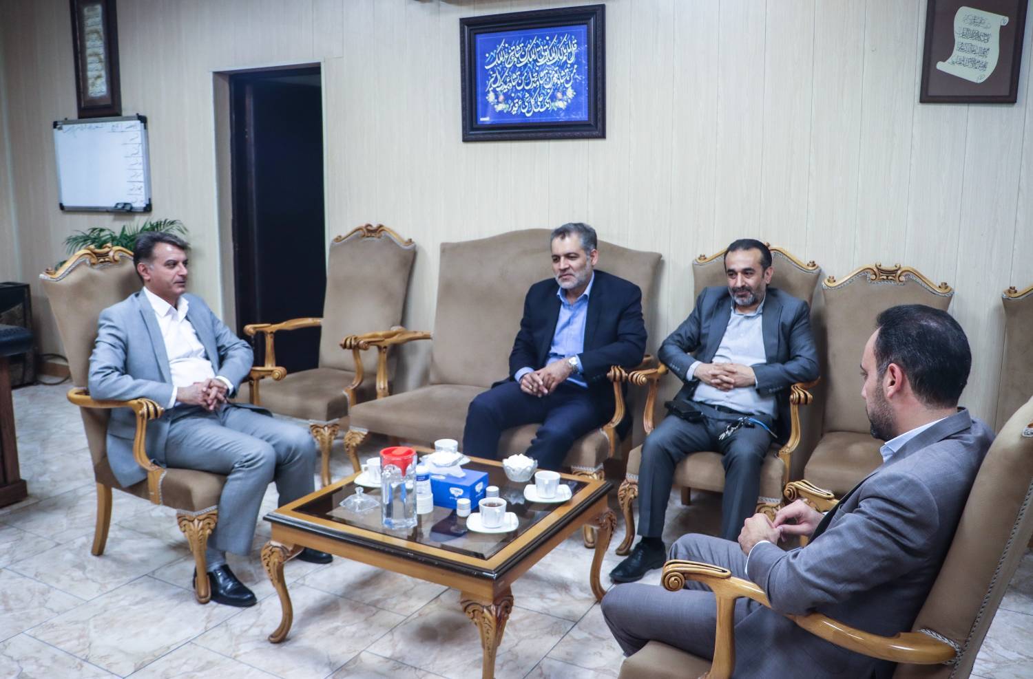 هم اندیشی با مسئولان سیاسی امنیتی فرمانداری اراک در پگاه اراک