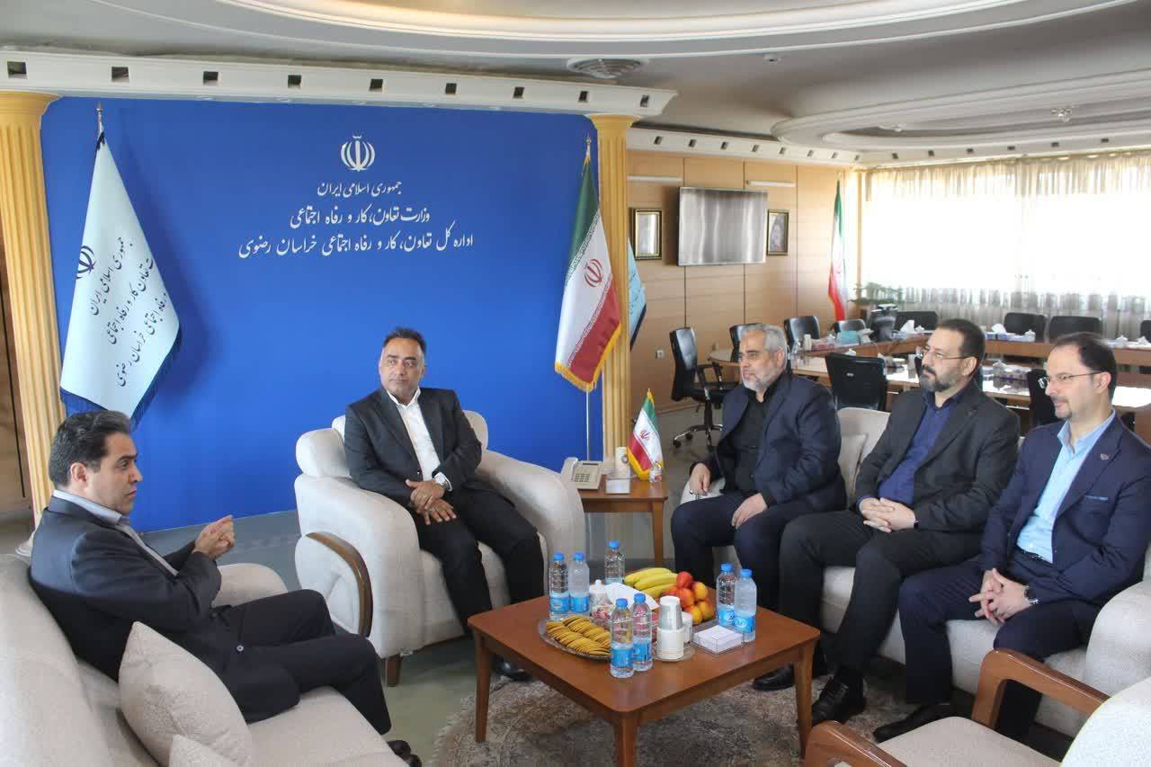 دیدار مدیرعامل پگاه خراسان با مدیرکل تعاون استان