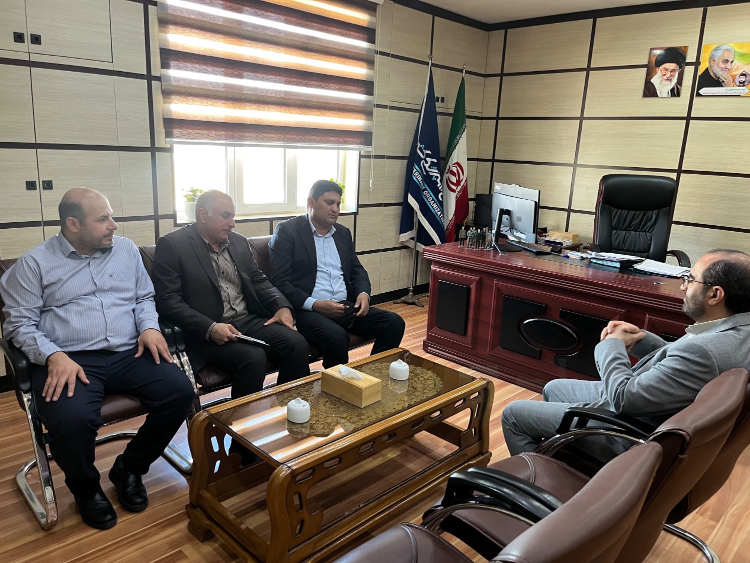 دیدار مدیرعامل پگاه خوزستان با مدیرکل دامپزشکی استان در خصوص بهبود کیفیت شیر خام