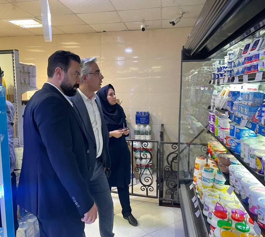 پگاه_از_چهارگوشه_ایران | فروشگاه‌های کرمانشاه و جوانرود زیر ذره بین مدیرعامل پگاه لرستان