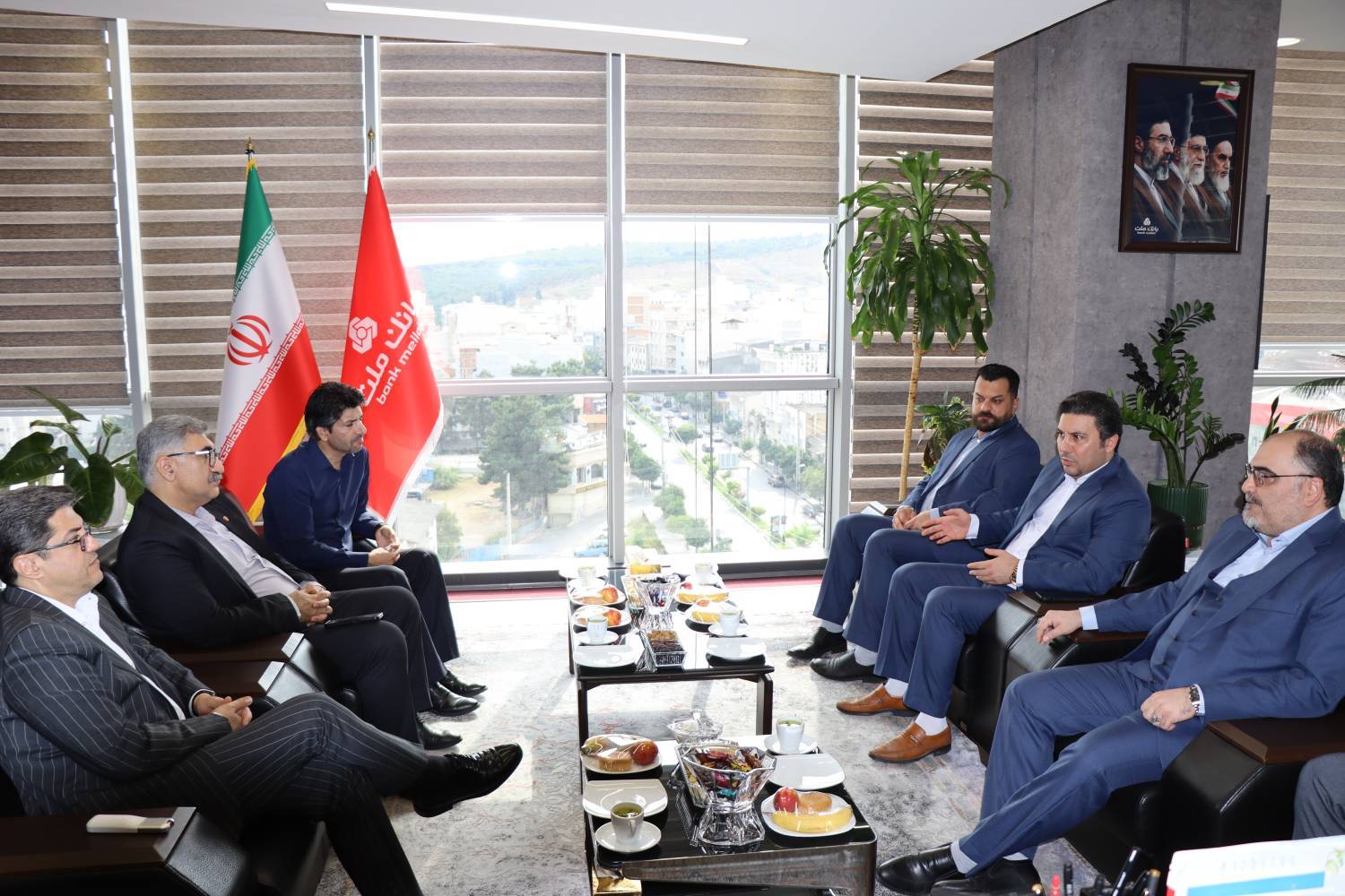 پگاه_از_چهارگوشه_ایران | تسهیل تأمین مالی تولید؛ نشست مشترک مدیرعامل پگاه گلستان و مدیر شعب بانک ملت استان