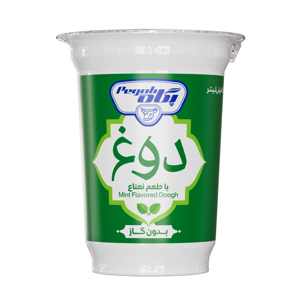 دوغ بطری پت ۲۵۰ سی سی با طعم نعناع