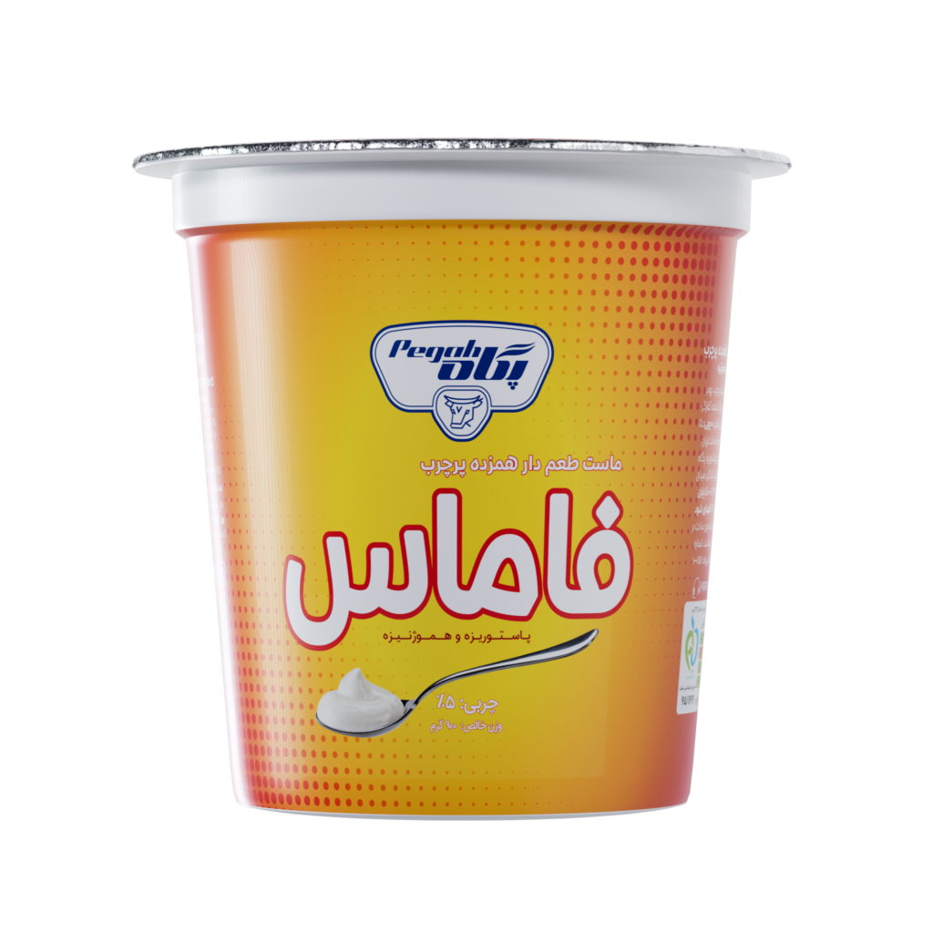 ماست همزده ۹۰۰ گرمی پرچرب فاماس