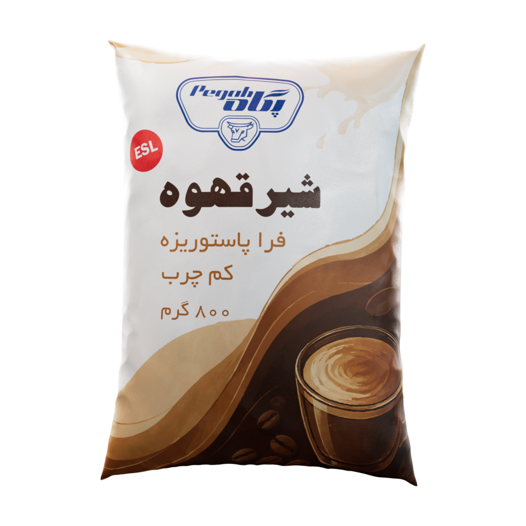شیر قهوه نایلونی ۸۰۰ گرمی کم چرب