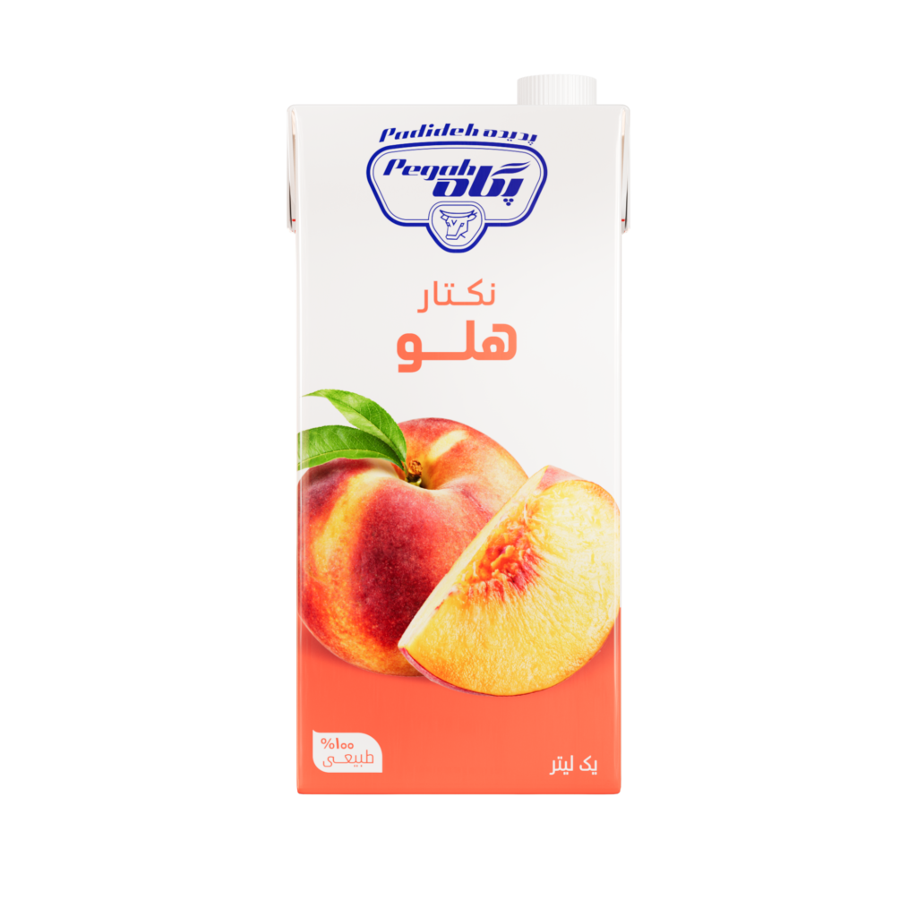 آب هلو طبیعی ۱ لیتری