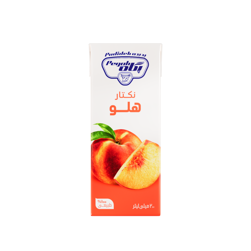 آب هلو طبیعی ۲۰۰ سی سی