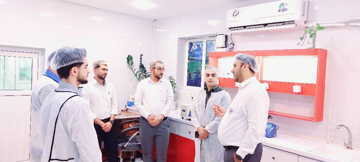 پگاه_از_چهارگوشه_ایران| بازدید کارشناسان دامپزشکی استان خوزستان از پگاه خوزستان به منظور تمدید کد IR
